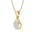 Load image into Gallery viewer, Cute Pendant in white gold with white diamonds of 0.09 ct in weight
