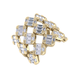 Load image into Gallery viewer, Diamond ring in white gold with white diamonds of 2.06 ct in weight