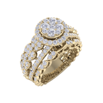 Load image into Gallery viewer, Beautiful Diamond ring in yellow gold with white diamonds of 1.33 ct in weight