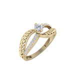 Load image into Gallery viewer, Diamond ring in white gold with white diamonds of 0.22 ct in weight