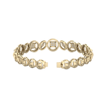 Load image into Gallery viewer, Statement bracelet in white gold with white diamonds of 1.10 ct in weight