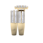 Load image into Gallery viewer, Diamond ring in yellow gold with white diamonds of 2.63 ct in weight