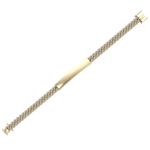 Load image into Gallery viewer, Bar diamond chain bracelet in rose gold with white diamond of 1.72 ct in weight