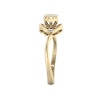 Load image into Gallery viewer, Elegant ring in rose gold with white diamonds of 0.22 ct in weight