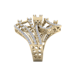 Load image into Gallery viewer, Beautiful ring in yellow gold with white diamonds of 1.69 ct in weight