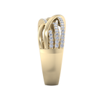 Load image into Gallery viewer, Elegant Diamond ring in yellow gold with white diamonds of 0.55 ct in weight