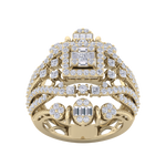 Load image into Gallery viewer, Beautiful ring in rose gold with white diamonds of 1.64 ct in weight