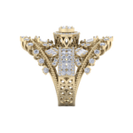 Load image into Gallery viewer, Statement ring in rose gold with white diamonds of 2.69 ct in weight