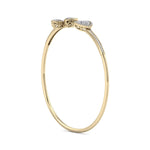 Load image into Gallery viewer, Cuff bracelet in rose gold with white diamonds of 0.53 ct in weight