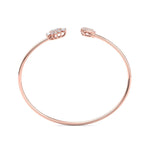 Load image into Gallery viewer, Cuff bracelet in white gold with white diamonds of 0.68 ct in weight
