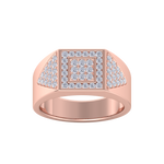 Load image into Gallery viewer, Diamond ring in yellow gold with white diamonds of 0.77 ct in weight

