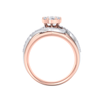Load image into Gallery viewer, Solitaire ring in rose gold with white diamonds of 0.50 ct in weight
