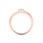 Load image into Gallery viewer, Dainty Diamond ring in yellow gold with white diamonds of 0.25 ct in weight
