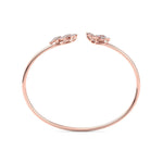 Load image into Gallery viewer, Cuff bracelet in yellow gold with white diamonds of 0.65 ct in weight
