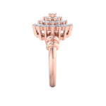 Load image into Gallery viewer, Beautiful ring in rose gold with white diamonds of 1.05 ct in weight
