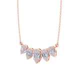 Load image into Gallery viewer, Diamond necklace in yellow gold with white diamonds of 0.75 ct in weight
