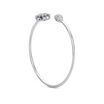 Load image into Gallery viewer, Cuff bracelet in rose gold with white diamonds of 0.68 ct in weight
