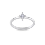 Load image into Gallery viewer, Petite Diamond ring in yellow gold with white diamonds of 0.25 ct in weight
