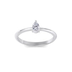 Load image into Gallery viewer, Exclusive Diamond ring in rose gold with white diamonds of 0.25 ct in weight
