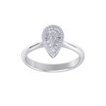 Load image into Gallery viewer, Diamond ring in white gold with white diamonds of 0.39 ct in weight

