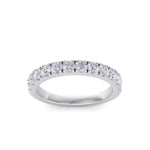Load image into Gallery viewer, Classic Wedding band in rose gold with white diamonds of 0.96 ct in weight
