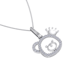 Load image into Gallery viewer, Cute Pendant in rose gold with white diamonds of 0.58 ct in weight
