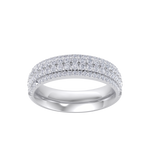 Load image into Gallery viewer, Diamond ring in white gold with white diamonds of 0.85 ct in weight

