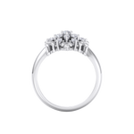 Load image into Gallery viewer, Diamond ring in white gold with white diamonds of 0.37 ct in weight
