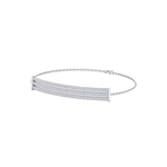 Load image into Gallery viewer, Bar diamond bracelet in white gold with white diamonds of 0.93 ct in weight
