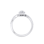 Load image into Gallery viewer, Diamond ring in rose gold with white diamonds of 0.53 ct in weight
