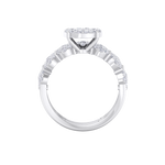 Load image into Gallery viewer, Bridal set in white gold with white diamonds of 1.75 ct in weight
