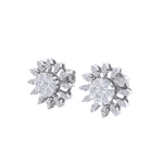 Load image into Gallery viewer, Stud earrings in rose gold with white diamonds of 0.89 ct in weight
