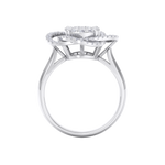 Load image into Gallery viewer, Intricate diamond ring in yellow gold with white diamonds of 0.63 ct in weight
