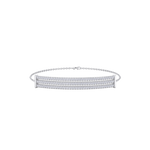 Load image into Gallery viewer, Bar diamond bracelet in white gold with white diamonds of 0.93 ct in weight

