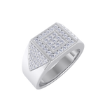 Load image into Gallery viewer, Diamond ring in yellow gold with white diamonds of 0.77 ct in weight
