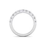 Load image into Gallery viewer, Pavé diamond ring in rose gold with medium sized white diamonds of 1.01 ct in weight
