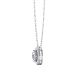 Load image into Gallery viewer, Classic necklace in rose gold with white diamonds of 1.42 ct in weight
