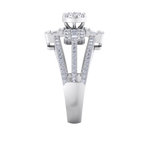 Load image into Gallery viewer, Beautiful ring in white gold with white diamonds of 0.91 ct in weight

