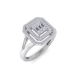 Load image into Gallery viewer, Beautiful Ring in white gold with white diamonds of 0.39 ct in weight
