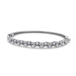 Load image into Gallery viewer, Bracelet in white gold with white diamonds of 0.97 ct in weight
