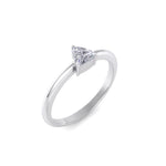 Load image into Gallery viewer, Dainty Diamond ring in yellow gold with white diamonds of 0.25 ct in weight
