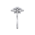 Load image into Gallery viewer, Diamond ring in white gold with white diamonds of 0.37 ct in weight
