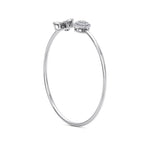 Load image into Gallery viewer, Cuff bracelet in rose gold with white diamonds of 0.47 ct in weight
