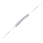 Load image into Gallery viewer, Bar diamond bracelet in white gold with white diamonds of 0.93 ct in weight
