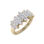 Load image into Gallery viewer, Beautiful ring in yellow gold with white diamonds of 1.16 ct in weight
