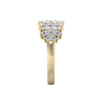 Load image into Gallery viewer, Beautiful ring in yellow gold with white diamonds of 1.16 ct in weight
