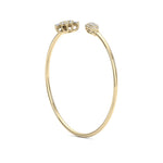 Load image into Gallery viewer, Cuff bracelet in white gold with white diamonds of 0.68 ct in weight
