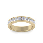 Load image into Gallery viewer, Classic Wedding band in rose gold with white diamonds of 1.01 ct in weight
