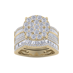 Load image into Gallery viewer, Beautiful Diamond ring in yellow gold with white diamonds of 2.74 ct in weight
