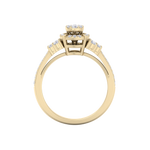 Load image into Gallery viewer, Diamond ring in yellow gold with white diamonds of 0.40 ct in weight
